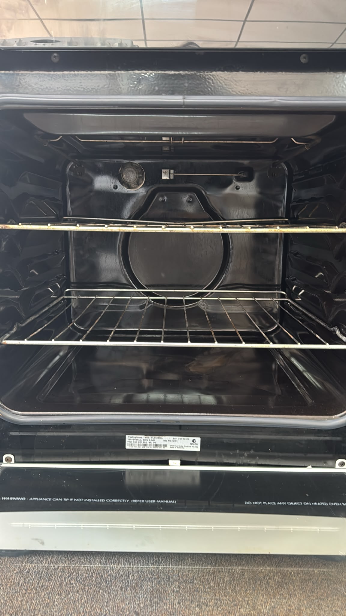 Westinghouse 54cm Electric Freestanding Stove (33771)