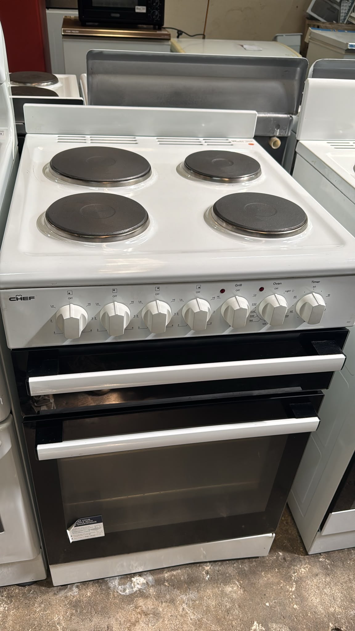 Chef 533 Freestanding Electric Stove 54cm (33776)