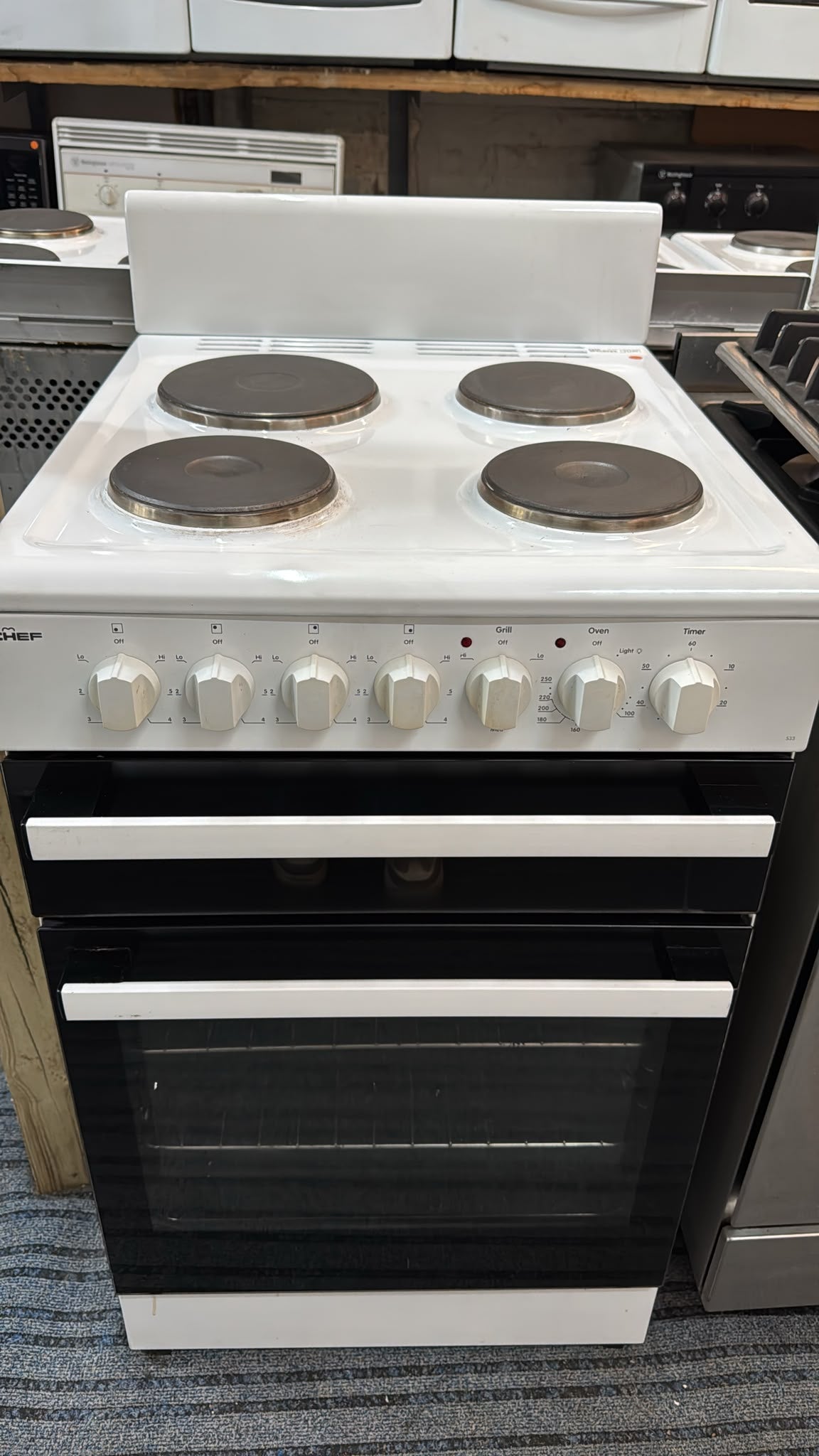 Chef 533 Freestanding Electric Stove 54cm (33790)