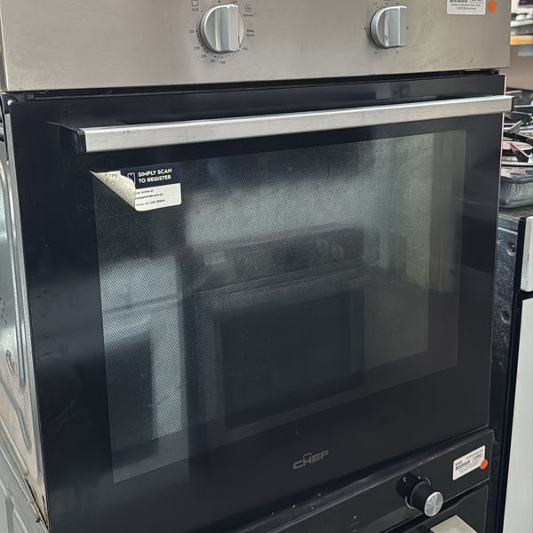 Chef Fan Forced Electric Underbench Oven 60cm,  CVE612SB  (33786)
