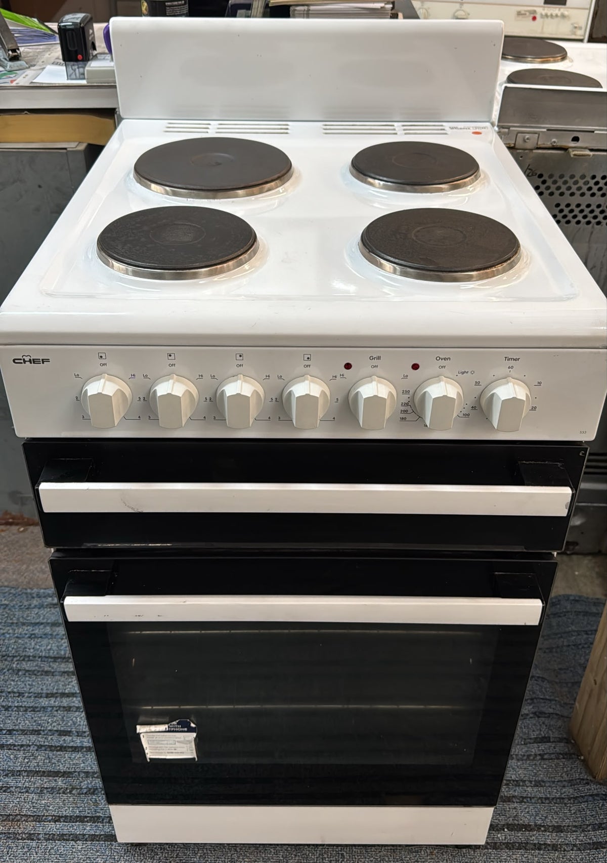 Chef 533 Freestanding Electric Stove 54cm (33799)