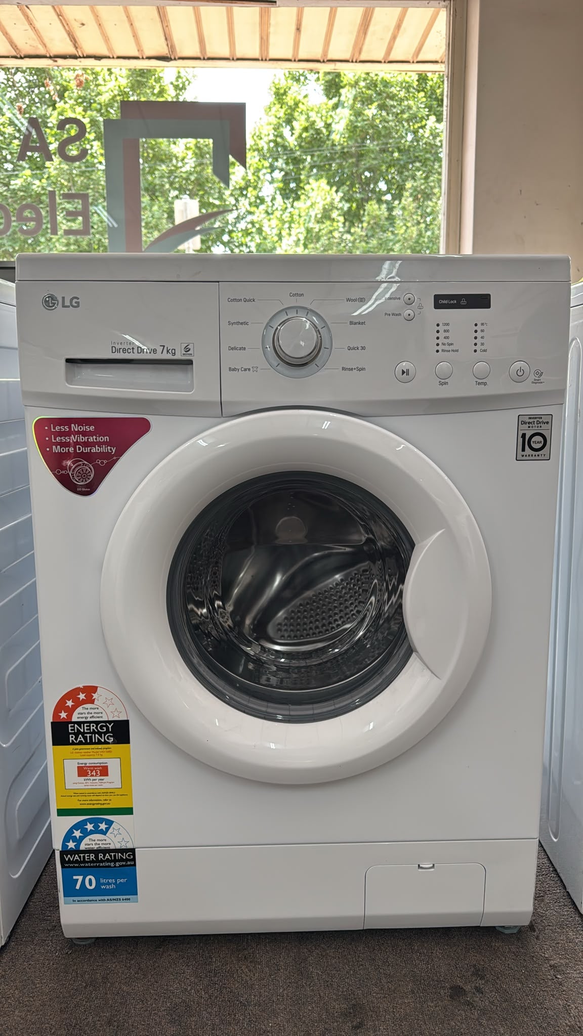 LG Front Loader Washing Machine 7kg (33820)