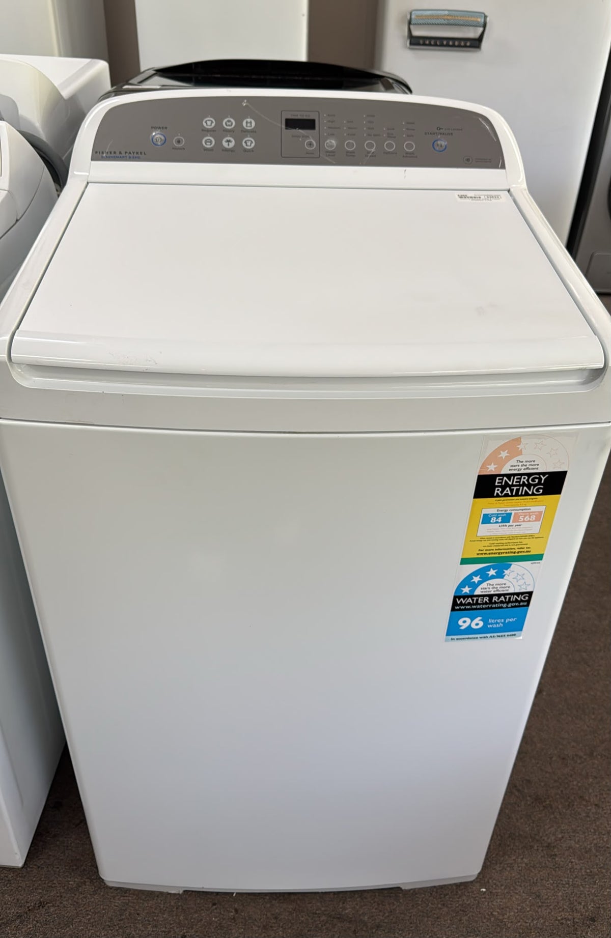 Fisher & Paykel Top Loader Washing Machine 8.5kg WA8560G1 (33833)