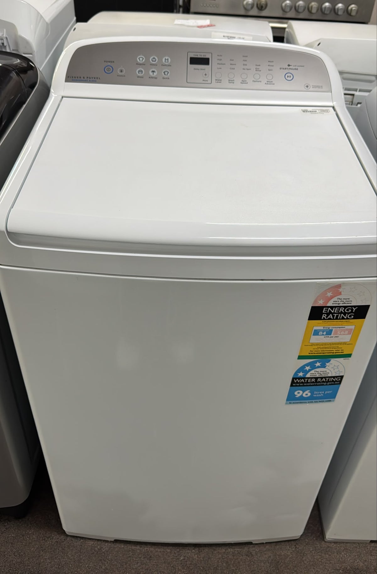 Fisher & Paykel Top Loader Washing Machine 8.5kg WA8560G1 (33832)