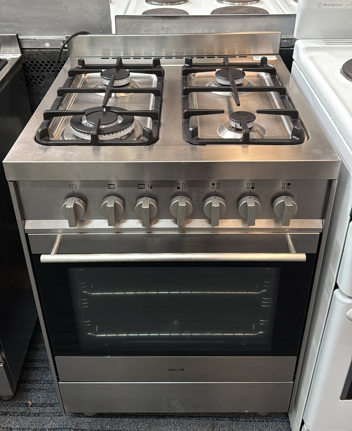 Euro 60cm Natural Gas Stove, Fan Forced (33842)
