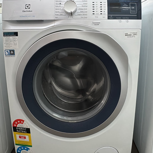 Electrolux Front Loader Washing Machine 7.5kg, EVVF7524CDWA (33840)