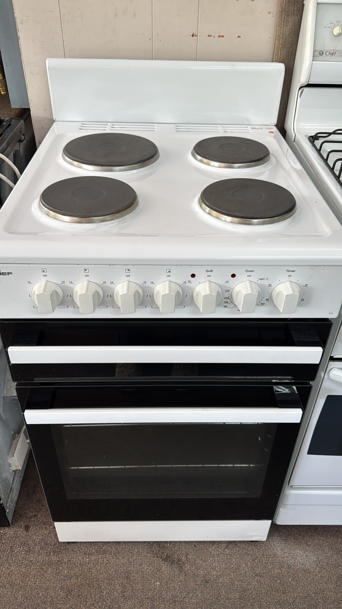 Chef 533 Freestanding Electric Stove 54cm (33868)