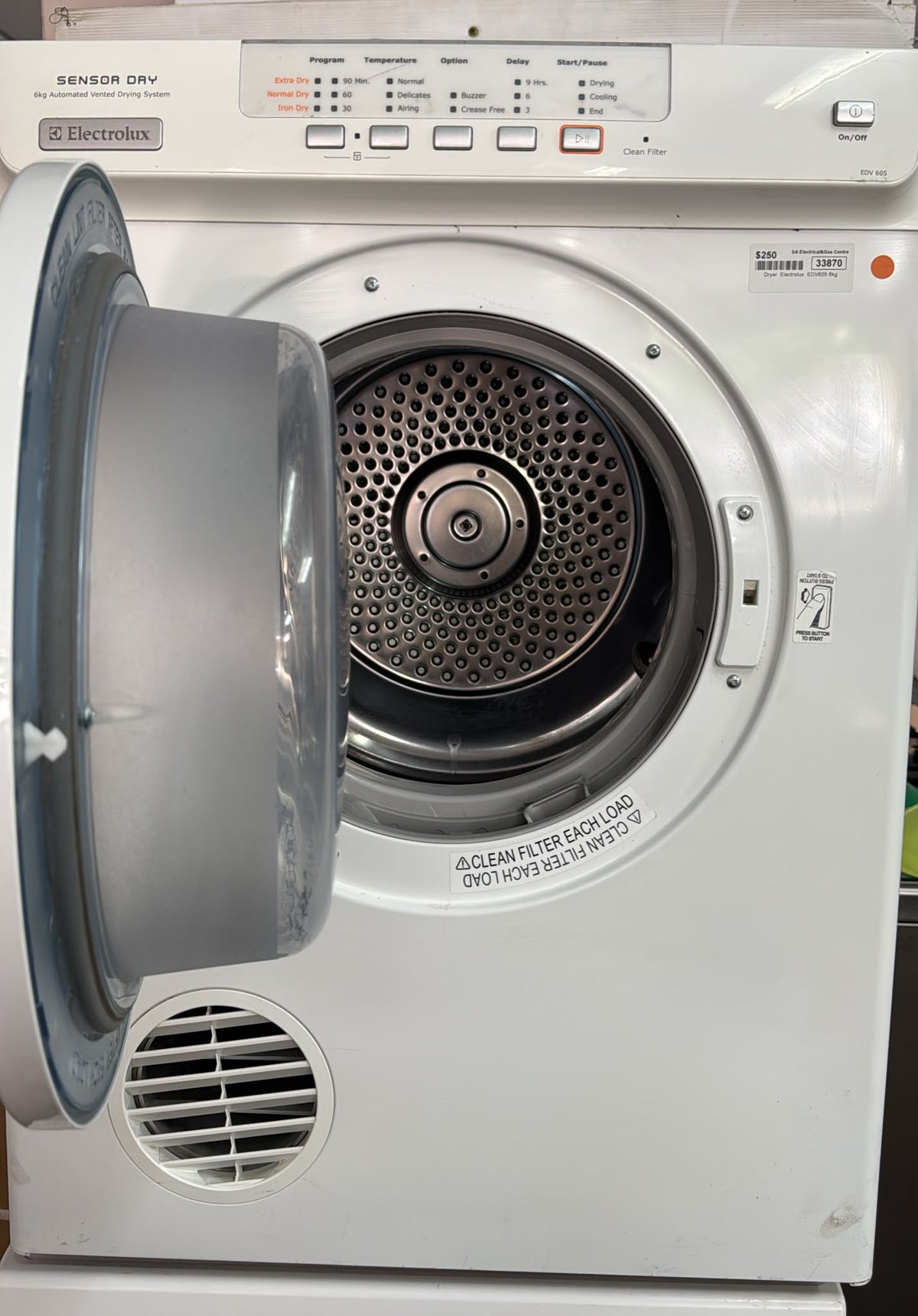 Electrolux Dryer 6kg,  EDV605 (33870)