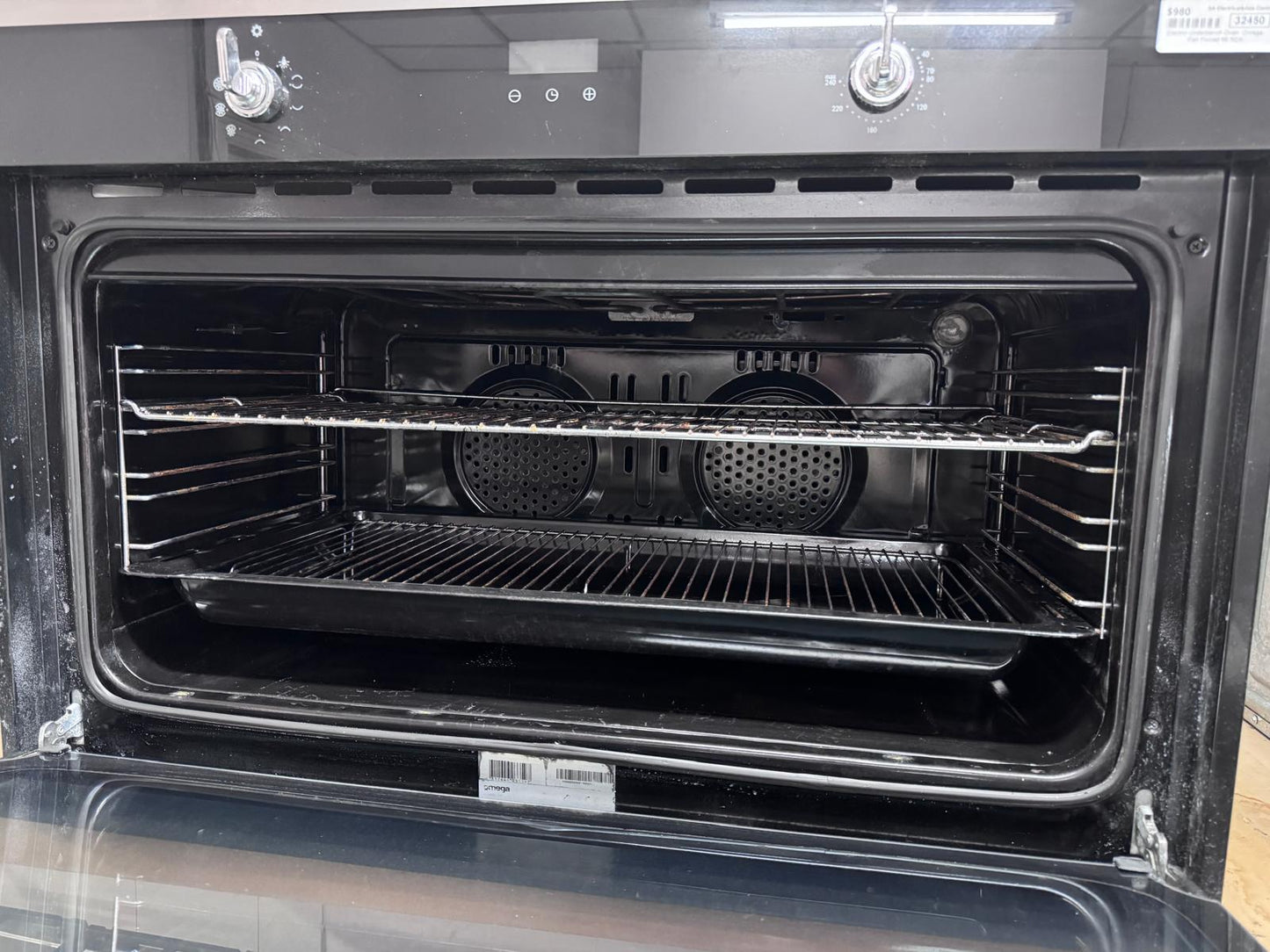 Omega 90cm Fan Forced Electric Underbench Oven, 6 months warranty (32450)