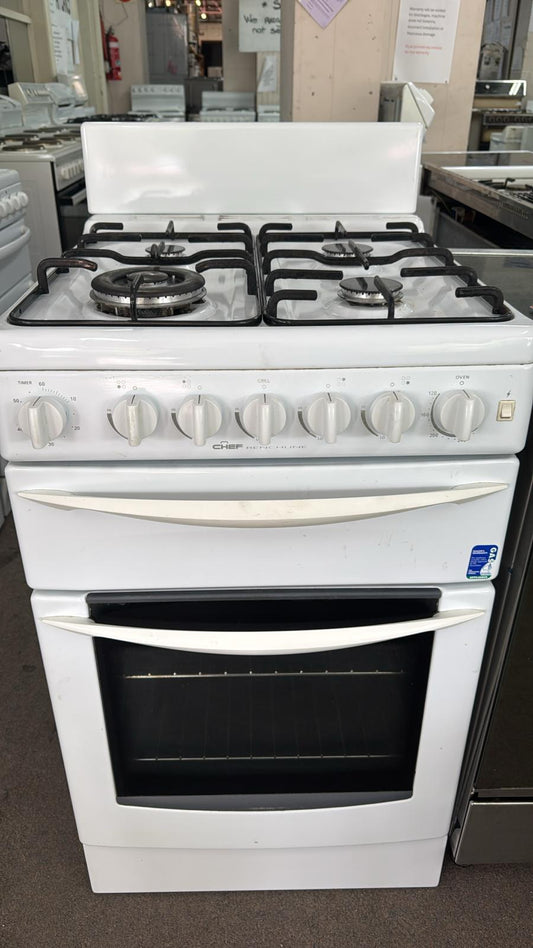 Chef Benchline 54cm Natural Gas Freestanding Stove, (32467)