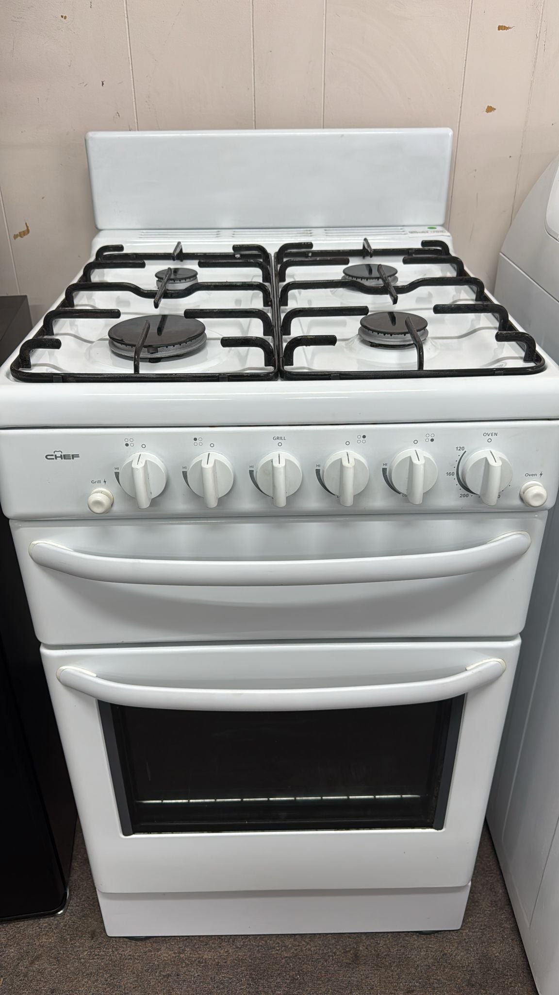 Chef 54cm Natural Gas Freestanding Stove, (32545)