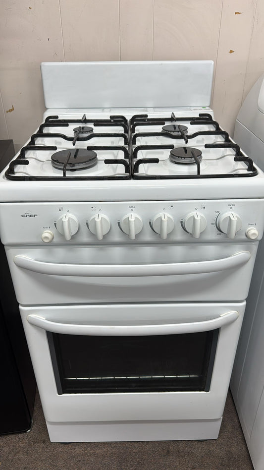 Chef 54cm Natural Gas Freestanding Stove, (32545)