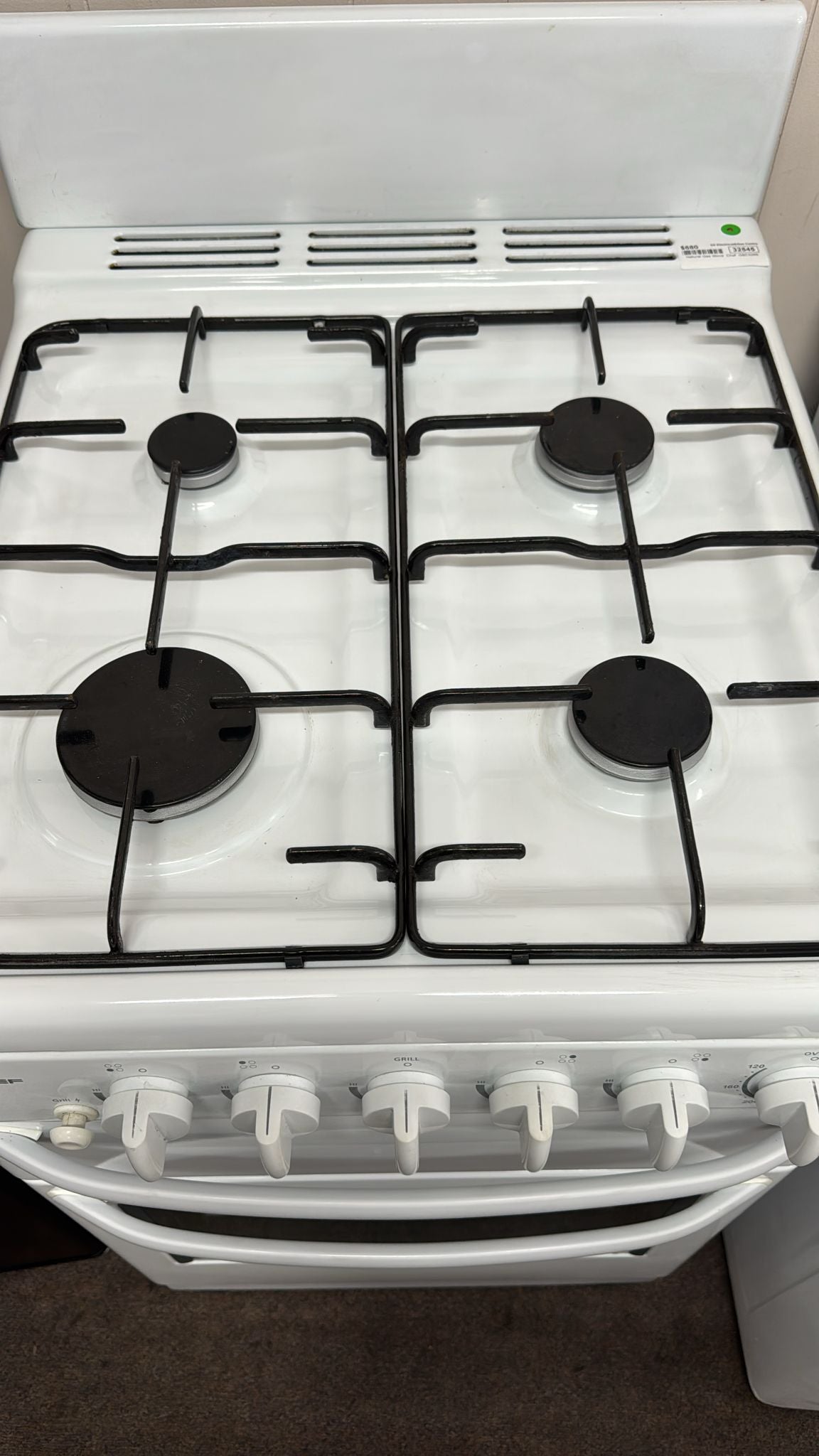 Chef 54cm Natural Gas Freestanding Stove, (32545)