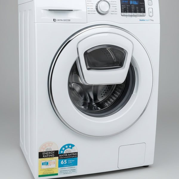 Samsung Front Loader Washing Machine 7.5kg, WW75K5210WW (32637)