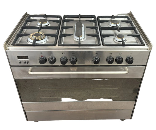 Kleenmaid 5 Burner Duel Fuel 90cm Gas Stove, Fan Forced (32627)