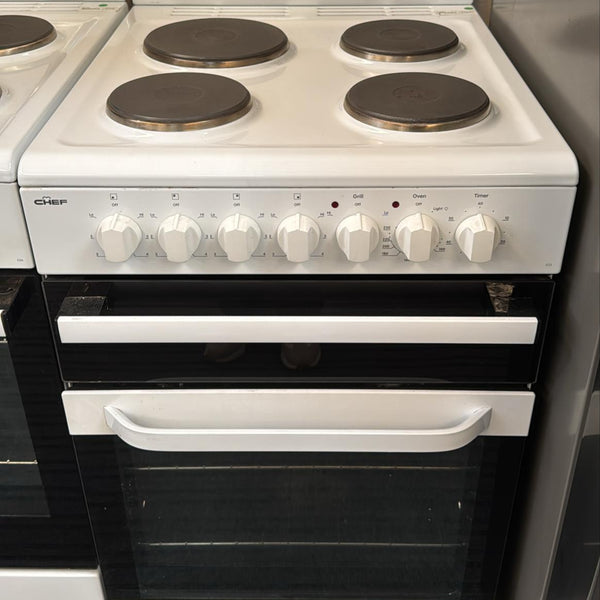 Chef 535 Freestanding Electric Stove 54cm, 6 Months Warranty (32282)