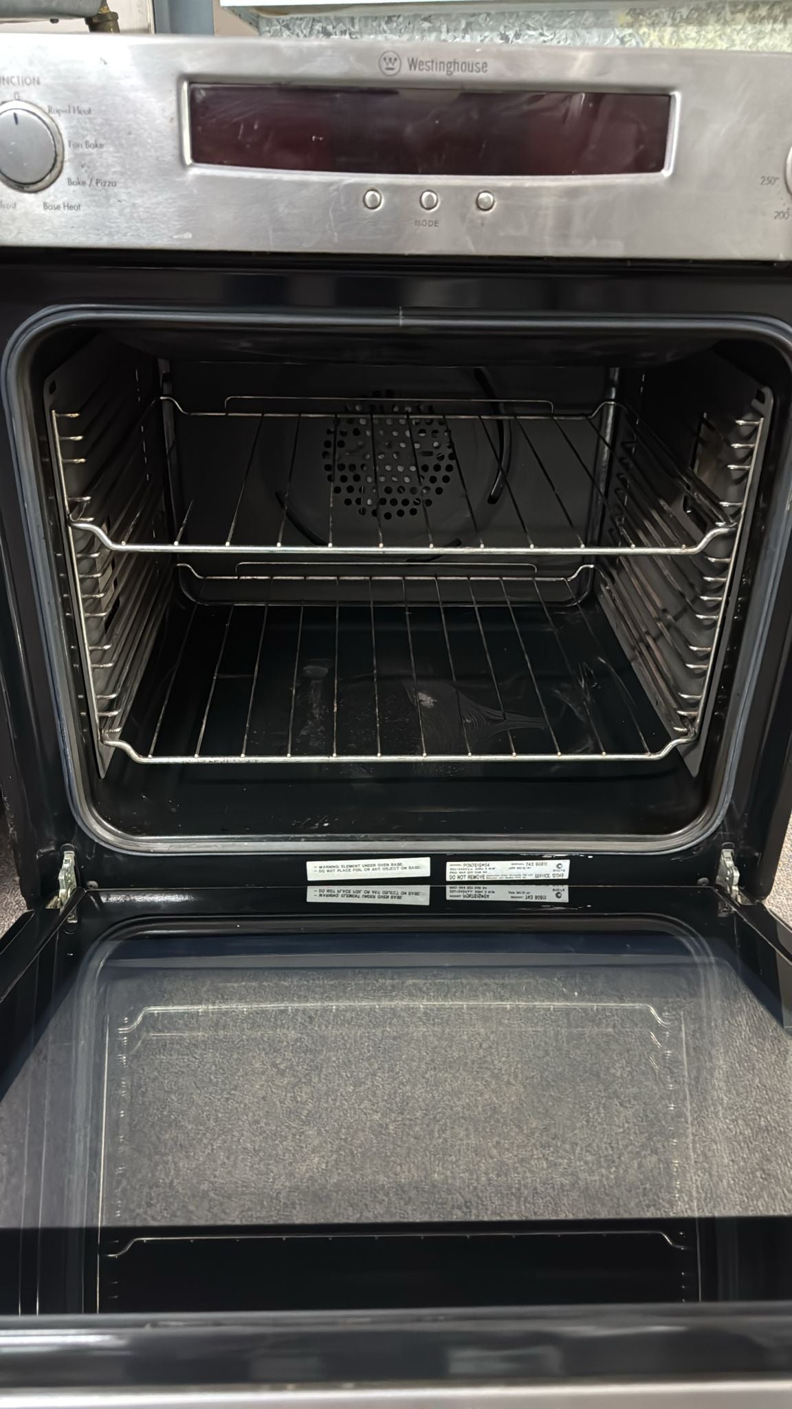 Westinghouse Electric Underbench Oven, PON781S*04 (32688)