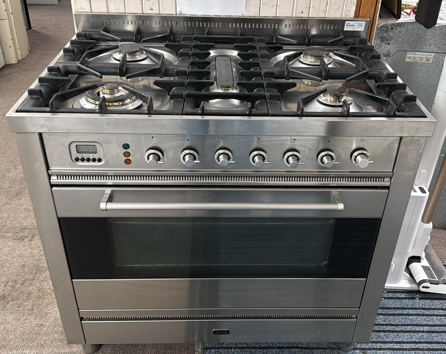 ILVE 90cm Natural Gas Stove 5 Burners (32706)