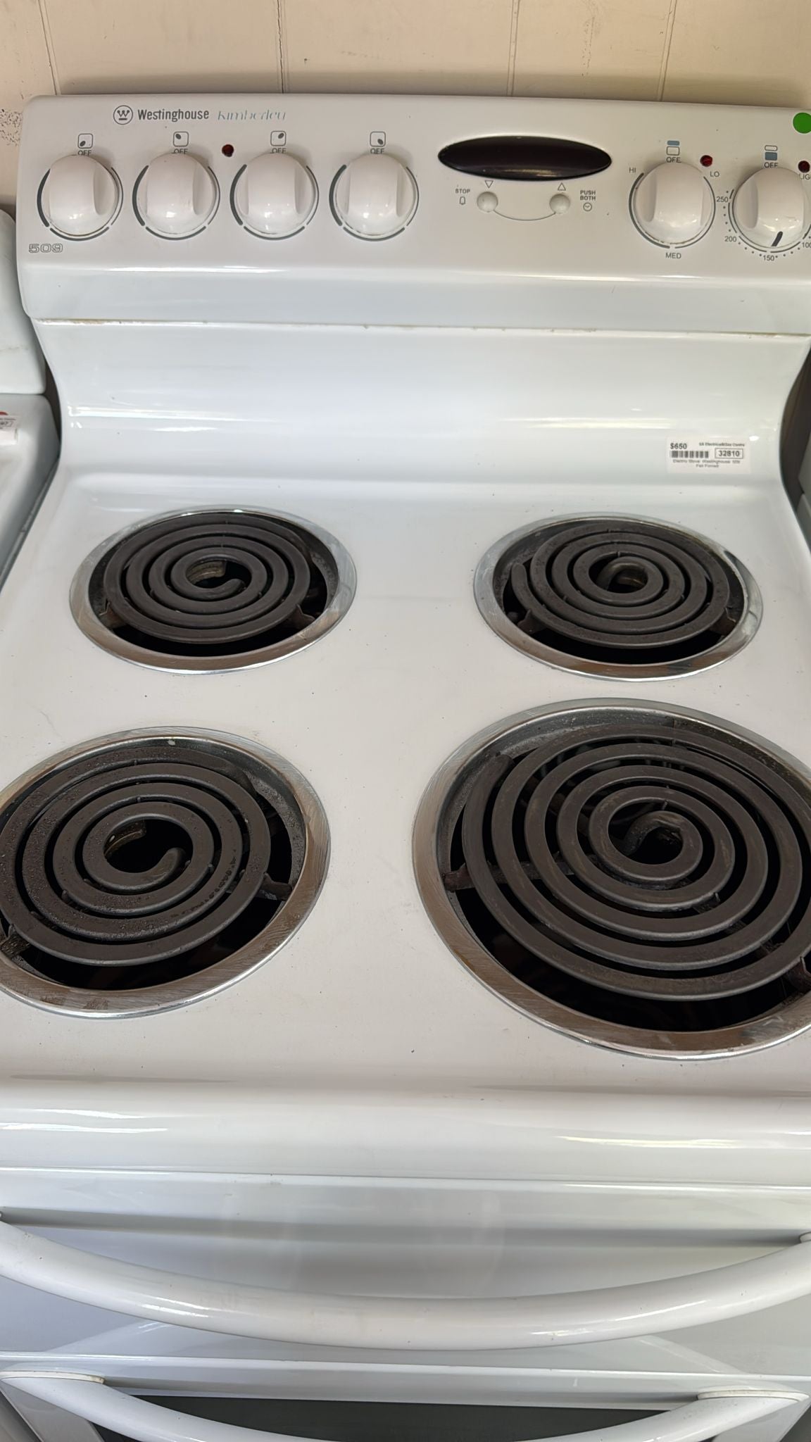 Westinghouse 509 54cm Electric Stove, Fan Forced (32810)