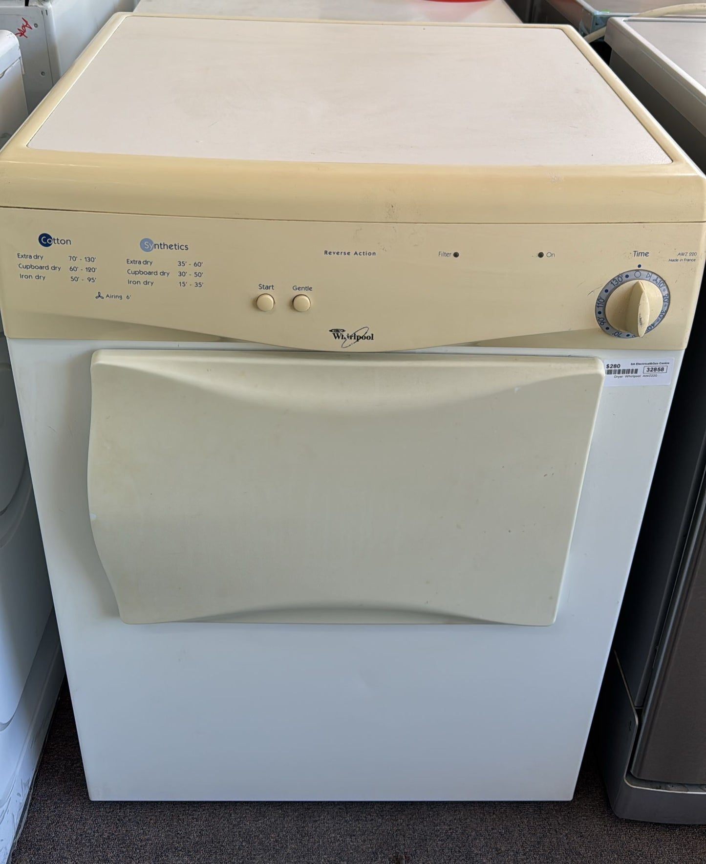 Whirlpool Dryer 5kg AWZ220 (32858)