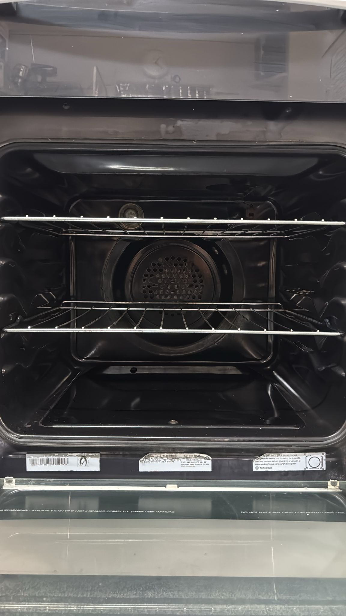 Westinghouse 517 Fan Forced Natural Gas Stove 54cm (32921)