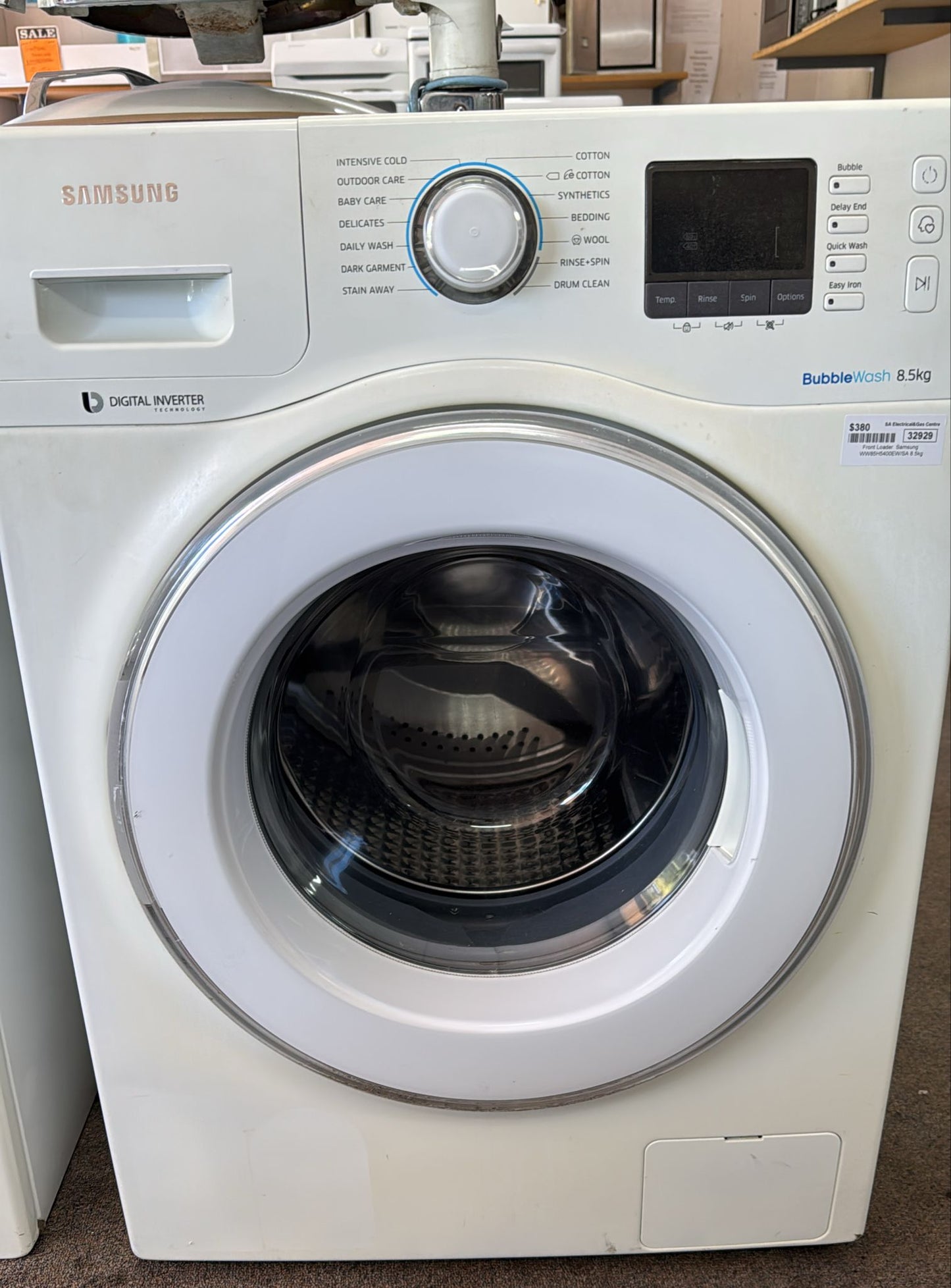 Samsung Front Loader Washing Machine 8.5kg, WW8532WH101 (32729)