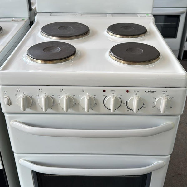 Chef Freestanding Electric Stove 54cm, EBC5271W*36 (32935)