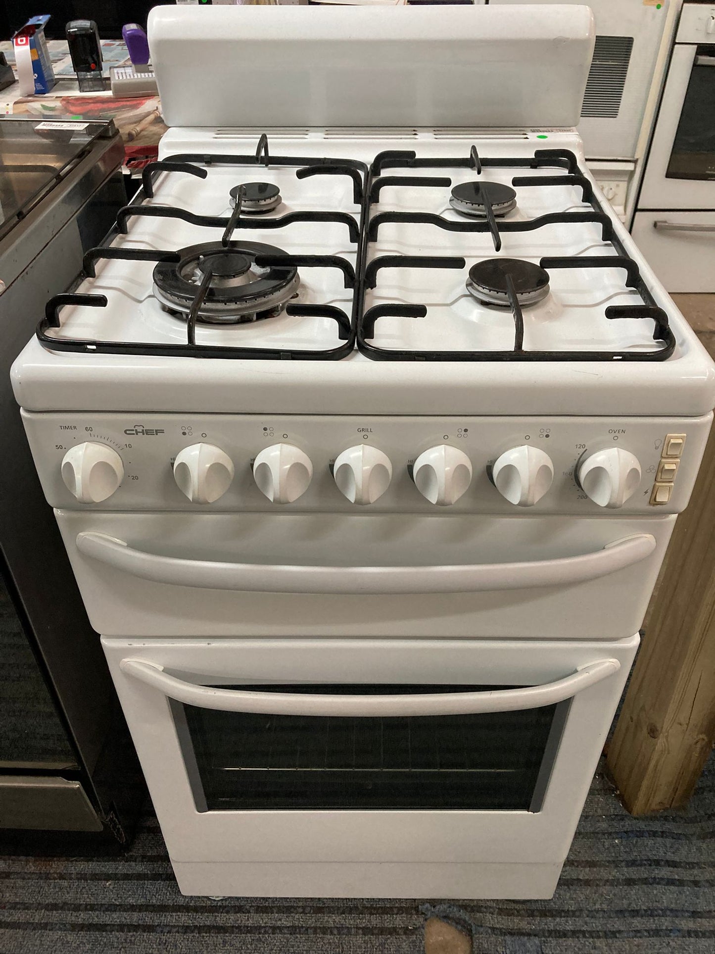 Chef 54cm Fan Forced Natural Gas Stove (32960)