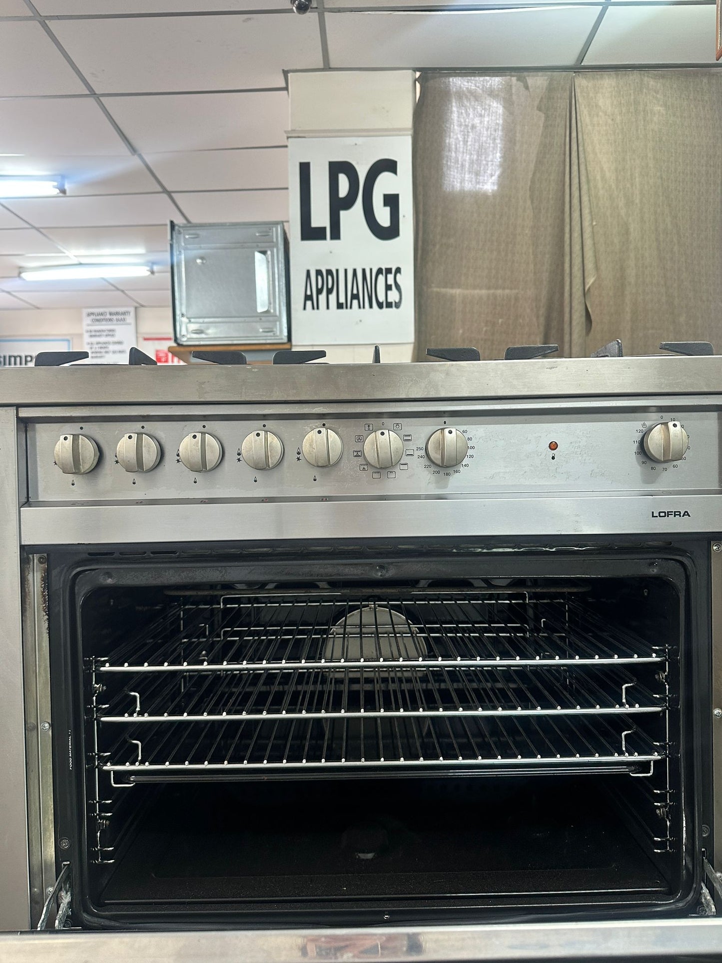 Lofra 5 Burner Duel Fuel 90cm Gas Stove, Fan Forced (33050)