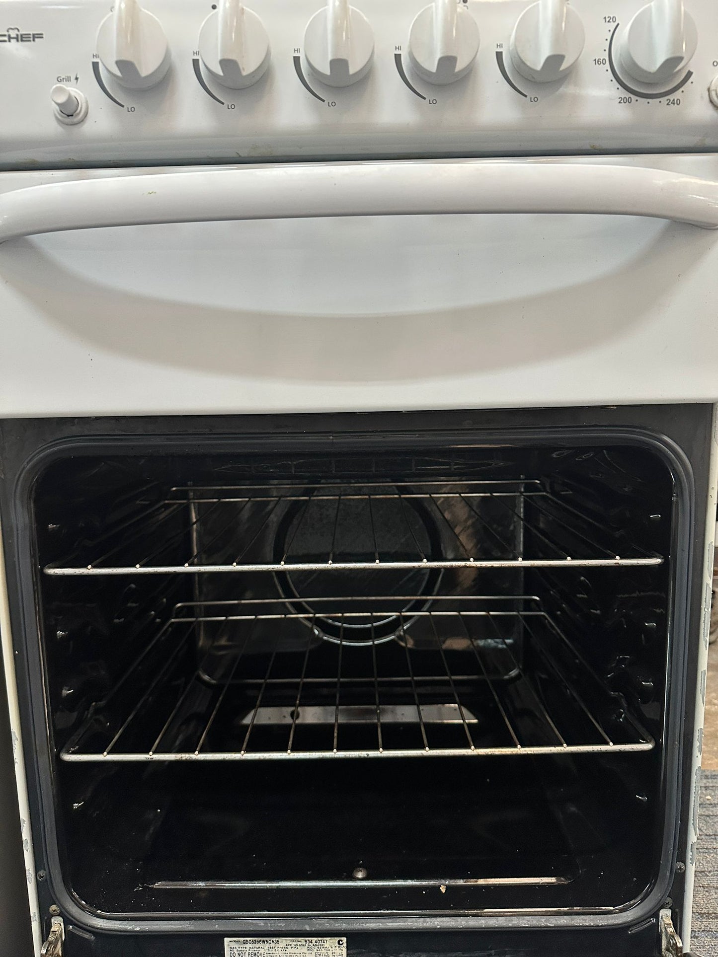 Chef 54cm Natural Gas Stove (33075)