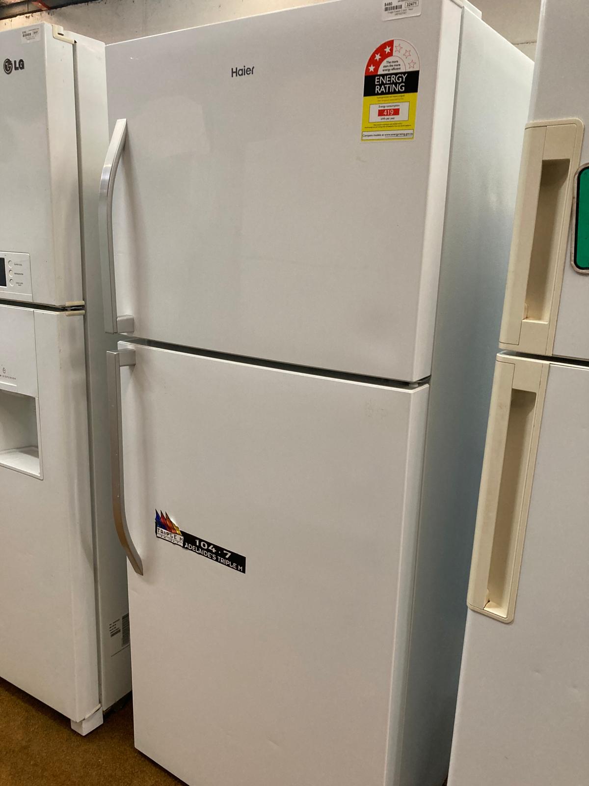 Haier Top Mount Fridge Freezer 420L, HRF422TW1 (32471)