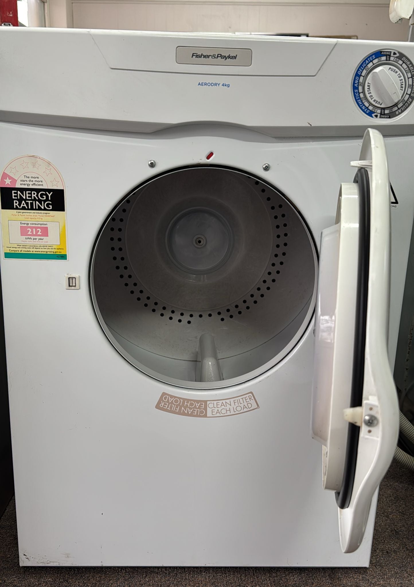 Fisher & Paykel Dryer 4kg DE40F56A, 33313 F